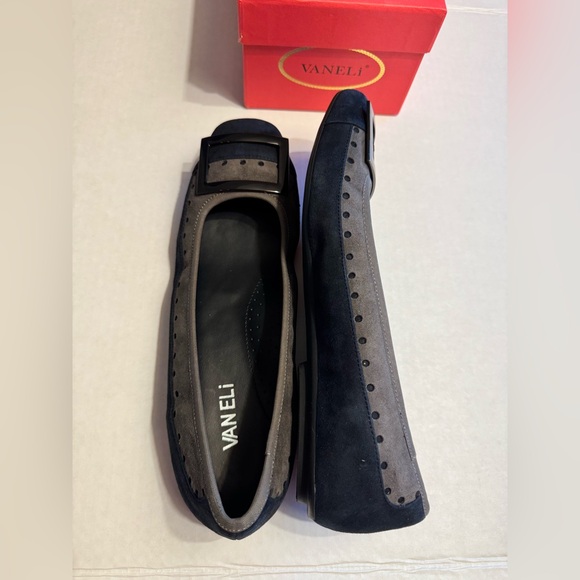 Vaneli Nicci Leather Suede Ballet Flats - Picture 4 of 7